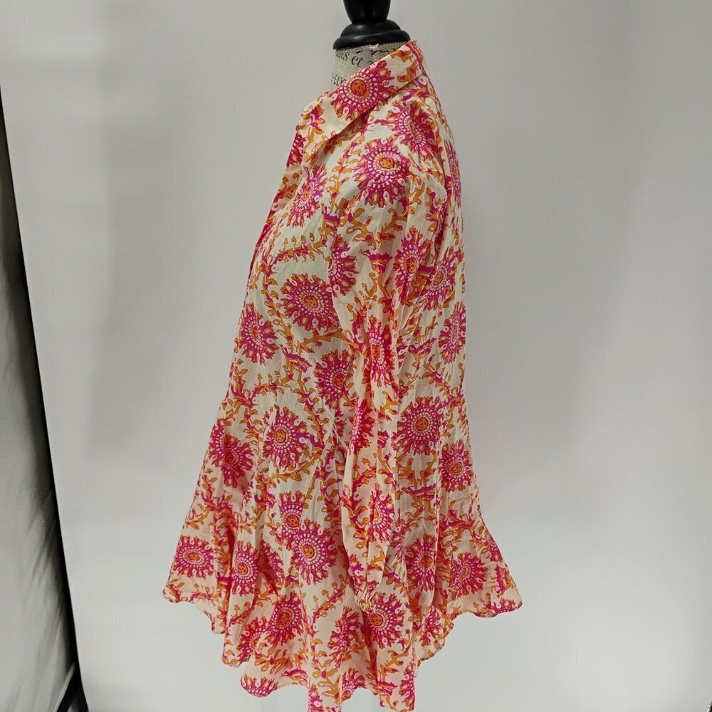 ZARA DRESS WITH LONG SLEEVES IN THREE COLORS WITH BUTTONS AND SHOT GREAT - Picture 8 of 15